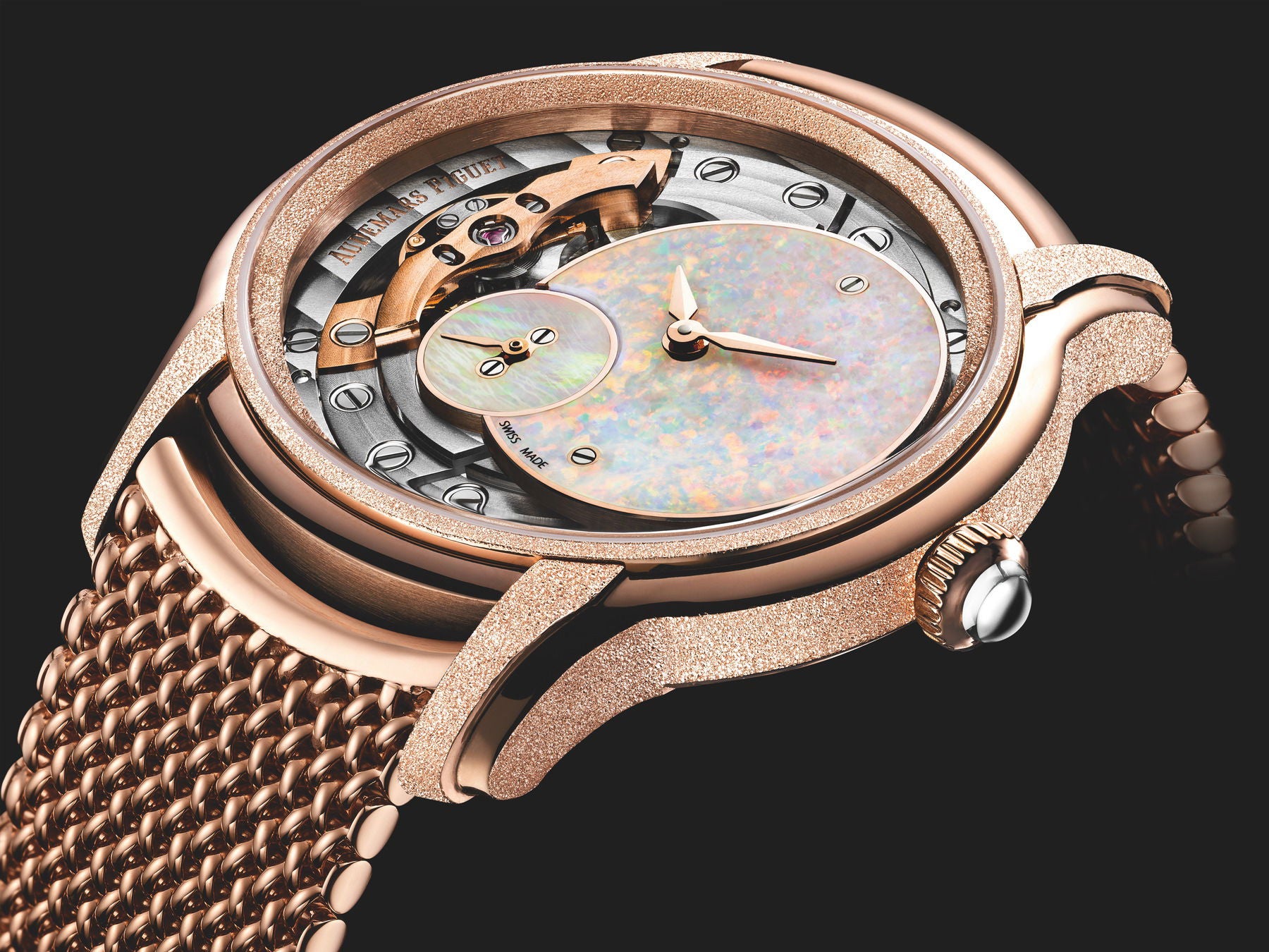 Audemars Piguet Millenary Frosted Gold Opal Dial