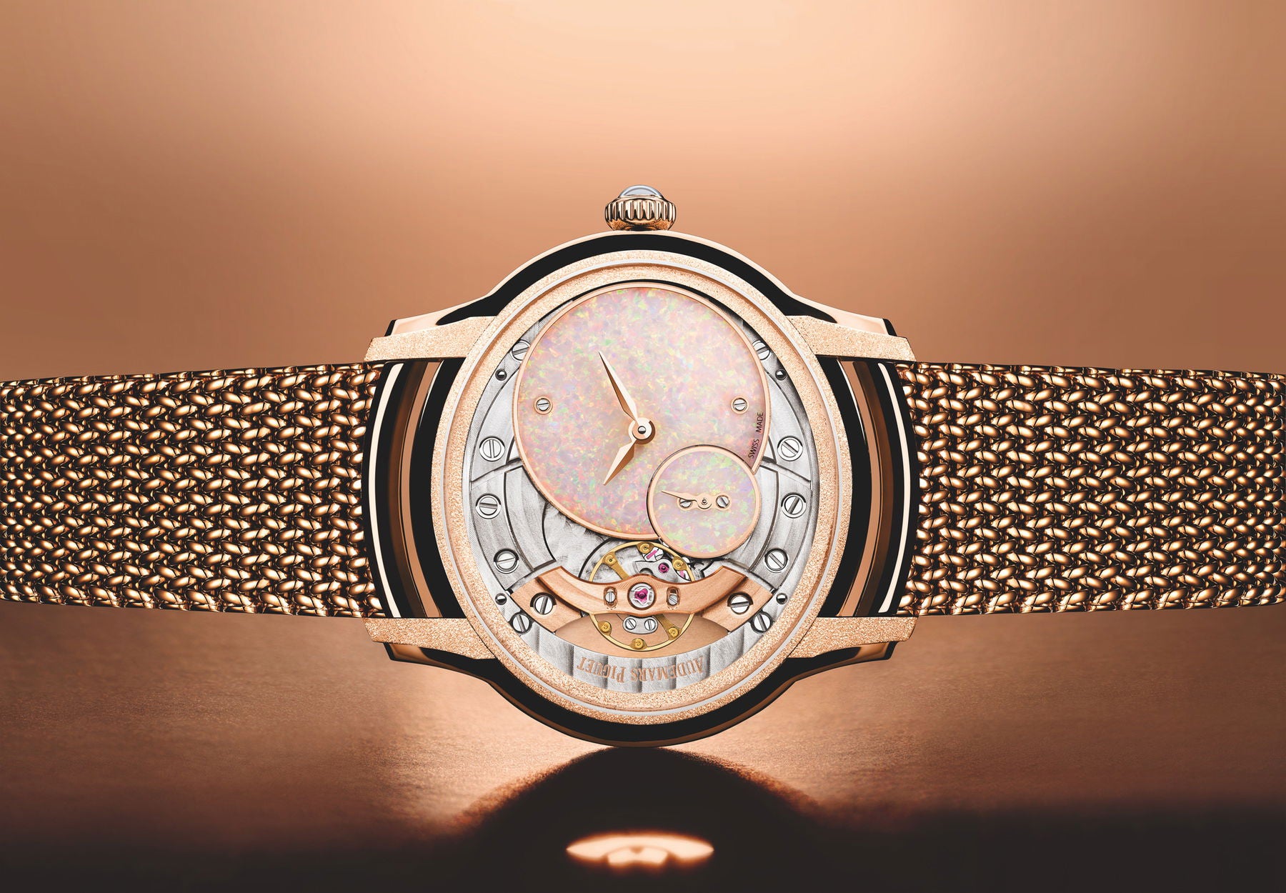 Audemars Piguet Millenary Frosted Gold Opal Dial