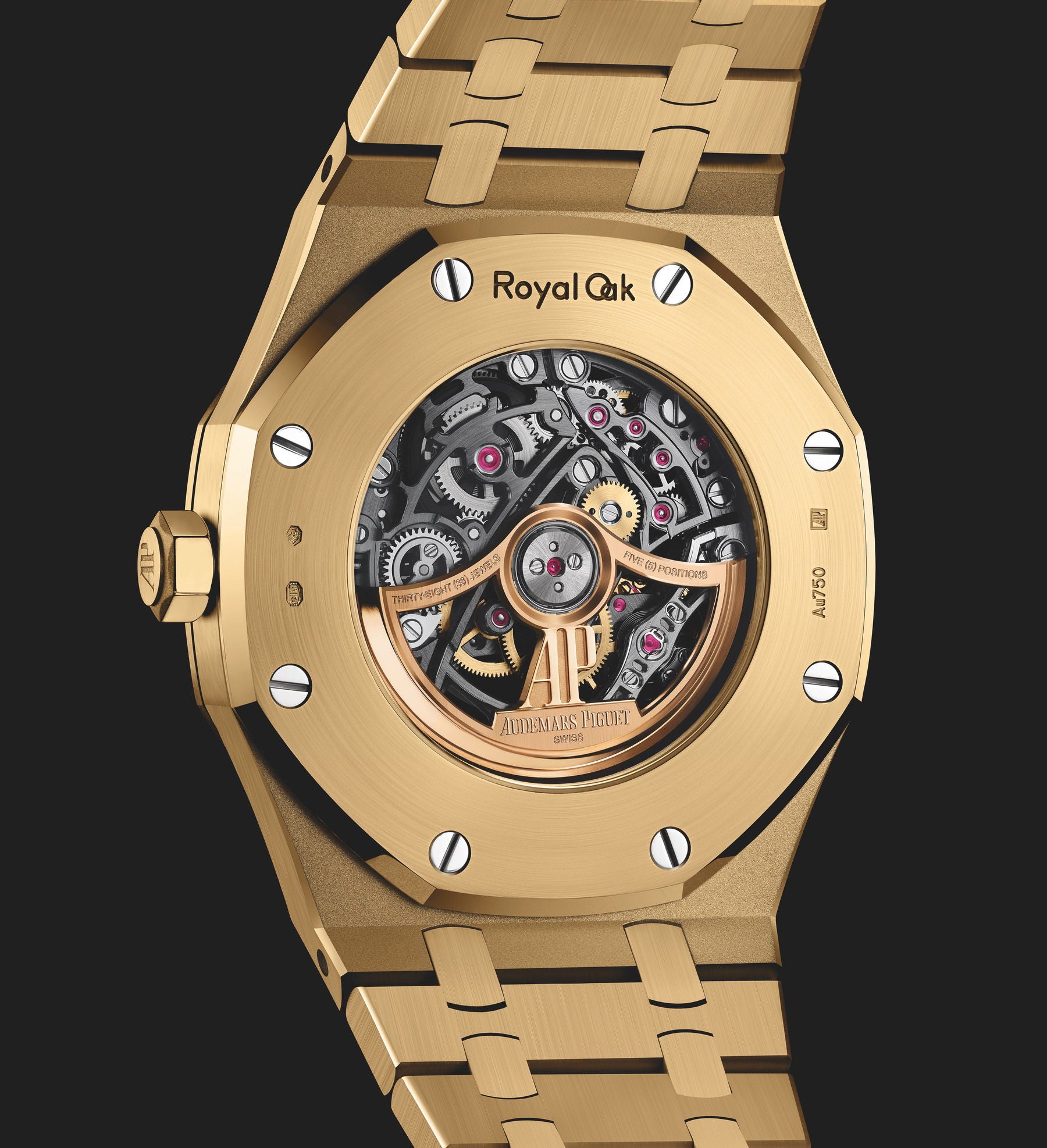 Audemars Piguet Royal Oak Frosted Gold Double Balance Wheel Openworked