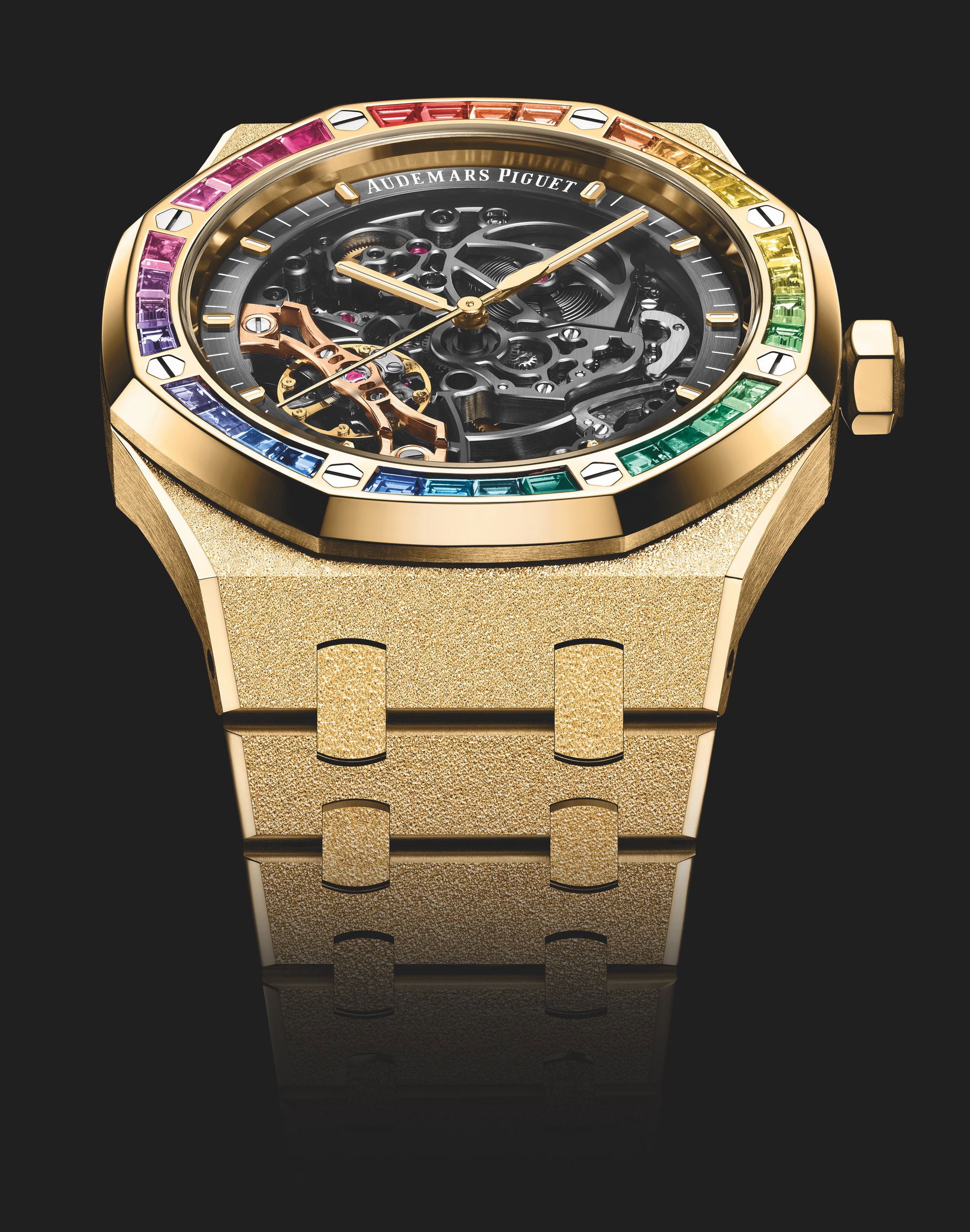 Audemars Piguet Royal Oak Frosted Gold Double Balance Wheel Openworked