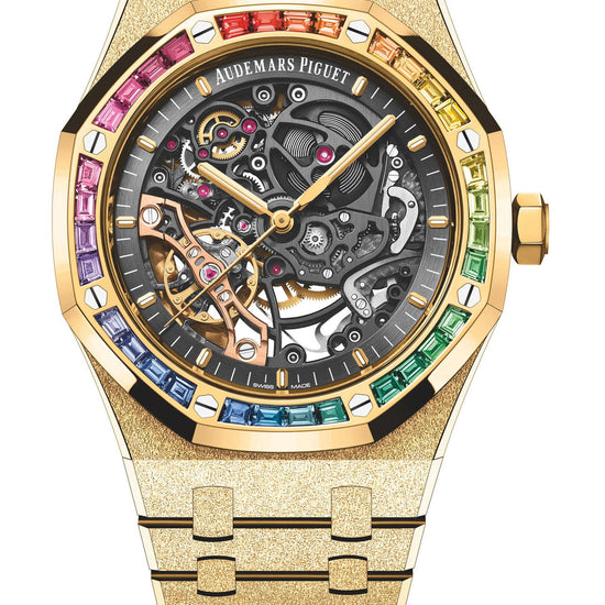 Audemars Piguet Royal Oak Frosted Gold Double Balance Wheel Openworked
