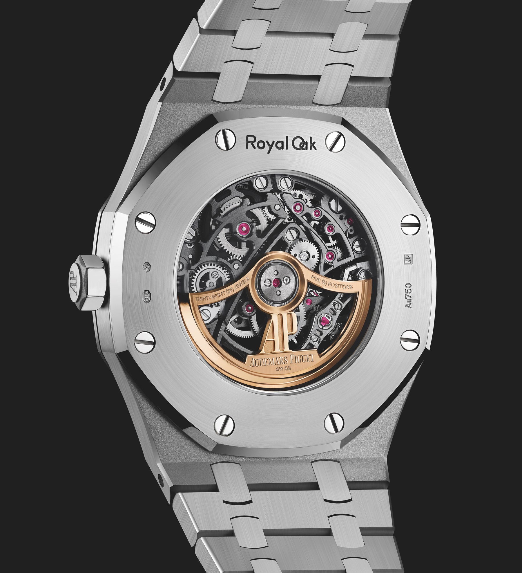 Audemars Piguet Royal Oak Frosted Gold Double Balance Wheel Openworked