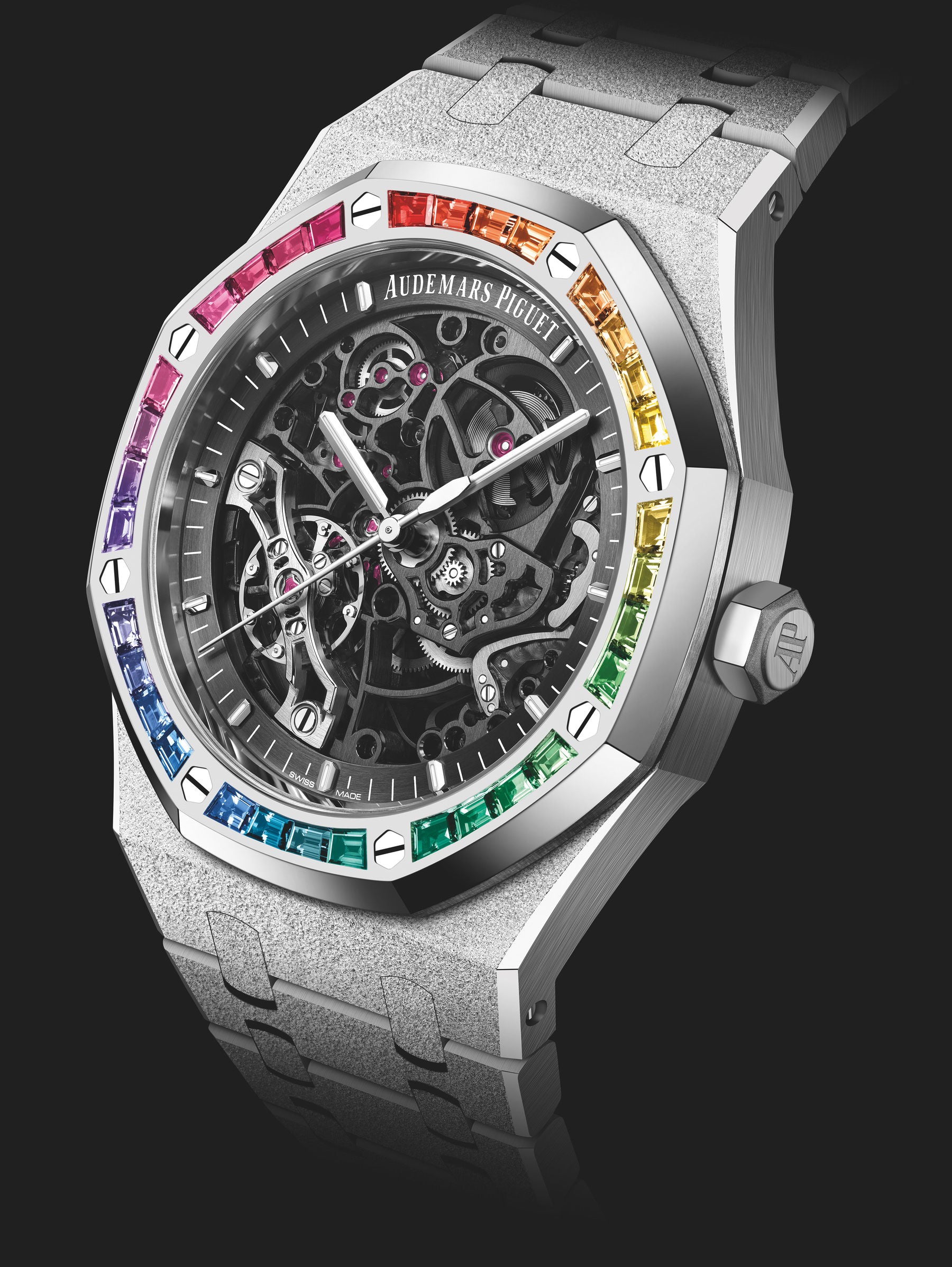 Audemars Piguet Royal Oak Frosted Gold Double Balance Wheel Openworked