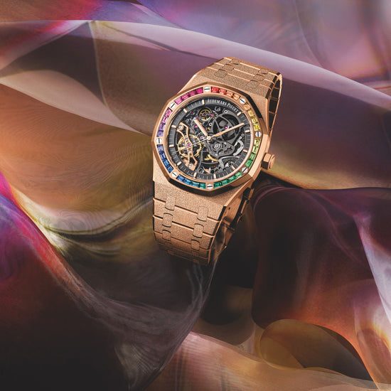 Audemars Piguet Royal Oak Frosted Gold Double Balance Wheel Openworked