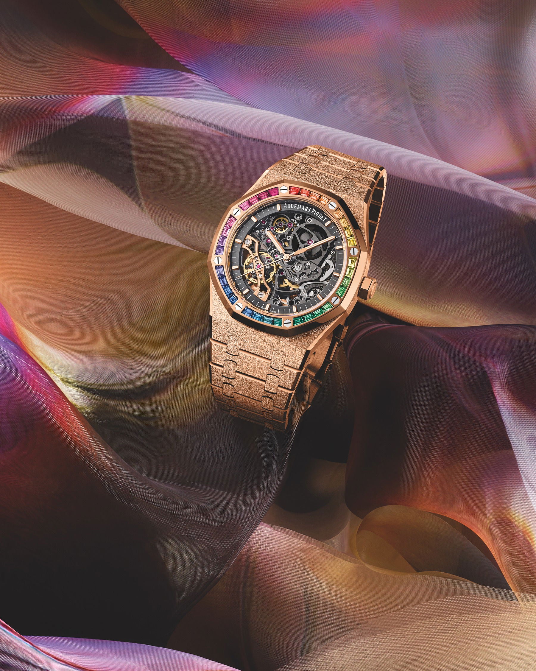 Audemars Piguet Royal Oak Frosted Gold Double Balance Wheel Openworked