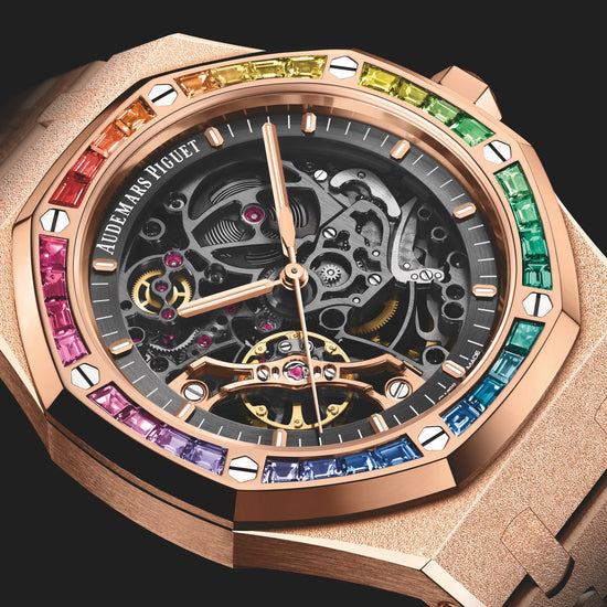 Audemars Piguet Royal Oak Frosted Gold Double Balance Wheel Openworked