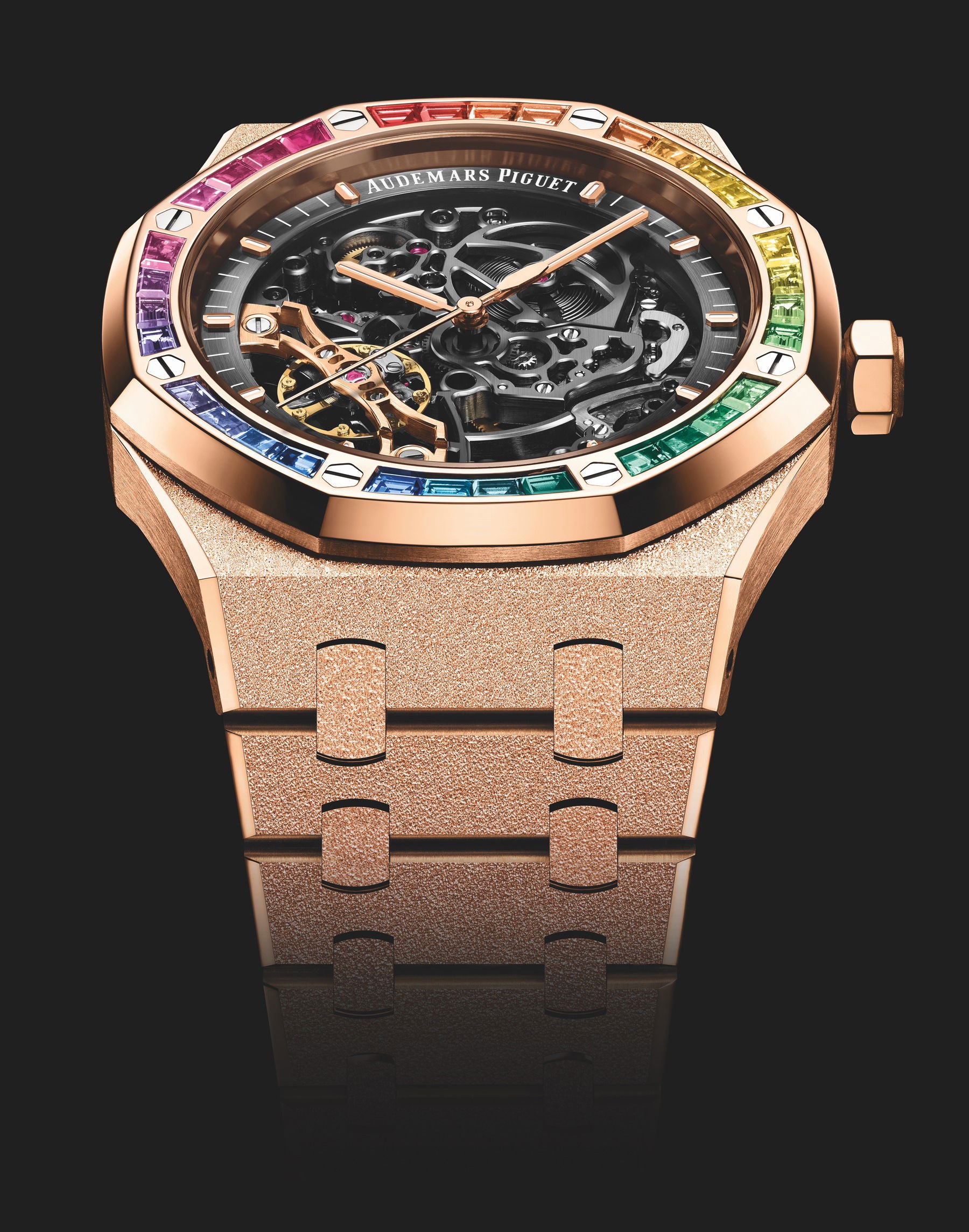 Audemars Piguet Royal Oak Frosted Gold Double Balance Wheel Openworked
