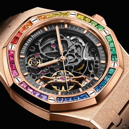 Audemars Piguet Royal Oak Frosted Gold Double Balance Wheel Openworked