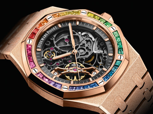 Audemars Piguet Royal Oak Frosted Gold Double Balance Wheel Openworked