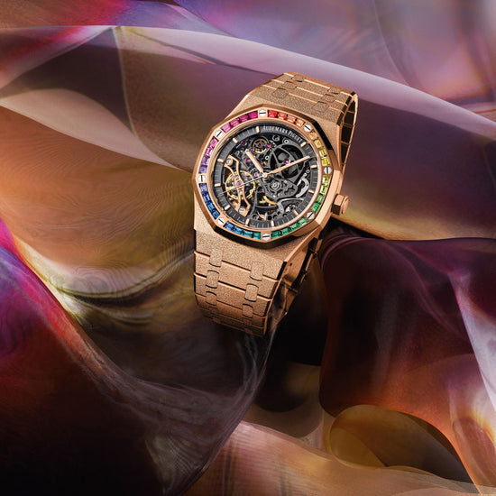 Audemars Piguet Royal Oak Frosted Gold Double Balance Wheel Openworked