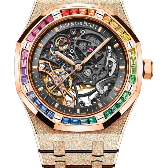 Audemars Piguet Royal Oak Frosted Gold Double Balance Wheel Openworked