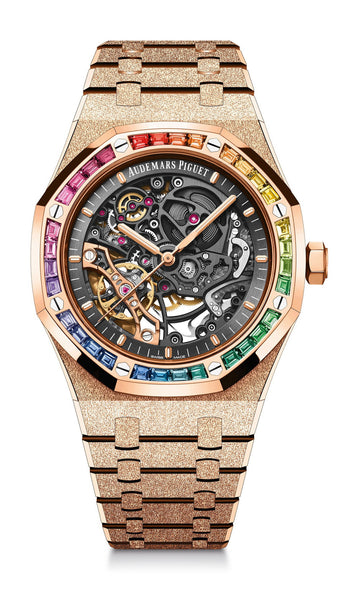 Audemars Piguet Royal Oak Frosted Gold Double Balance Wheel Openworked