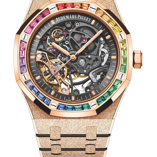 Audemars Piguet Royal Oak Frosted Gold Double Balance Wheel Openworked