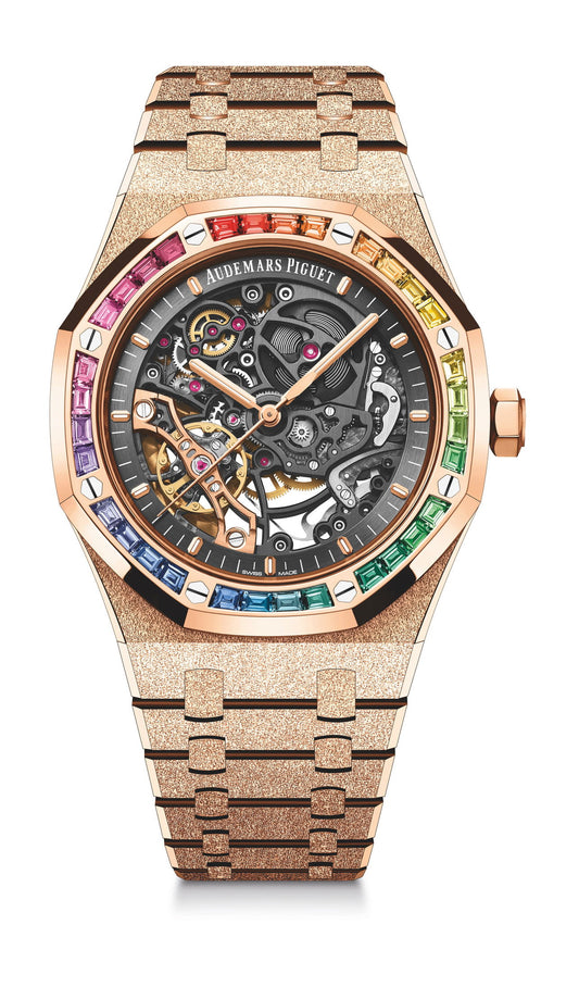Audemars Piguet Royal Oak Frosted Gold Double Balance Wheel Openworked