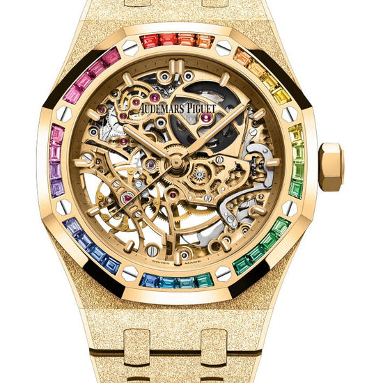 Audemars Piguet Royal Oak Frosted Gold Double Balance Wheel Openworked