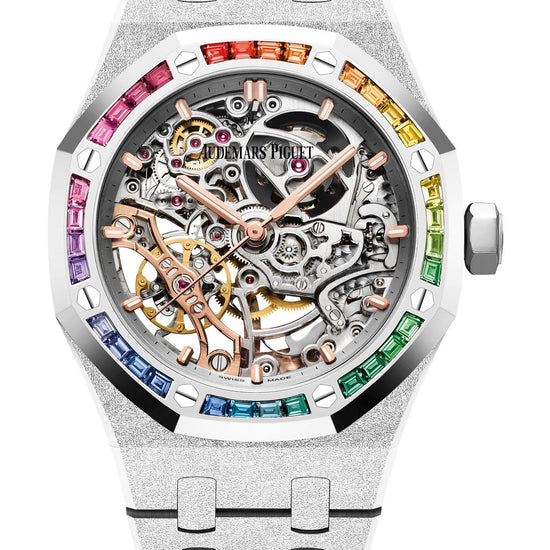 Audemars Piguet Royal Oak Frosted Gold Double Balance Wheel Openworked