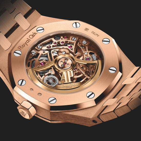 Audemars Piguet Royal Oak Frosted Gold Double Balance Wheel Openworked