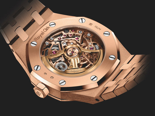 Audemars Piguet Royal Oak Frosted Gold Double Balance Wheel Openworked