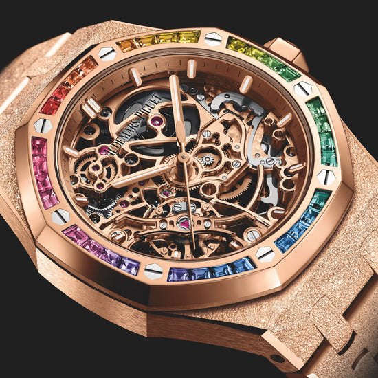 Audemars Piguet Royal Oak Frosted Gold Double Balance Wheel Openworked