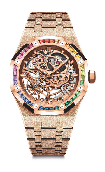 Audemars Piguet Royal Oak Frosted Gold Double Balance Wheel Openworked