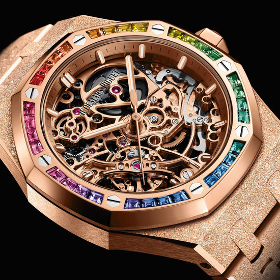 Audemars Piguet Royal Oak Frosted Gold Double Balance Wheel Openworked
