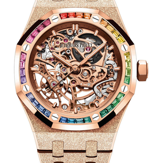 Audemars Piguet Royal Oak Frosted Gold Double Balance Wheel Openworked