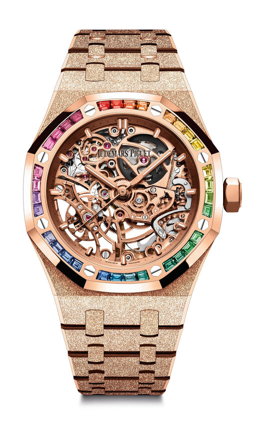 Audemars Piguet Royal Oak Frosted Gold Double Balance Wheel Openworked