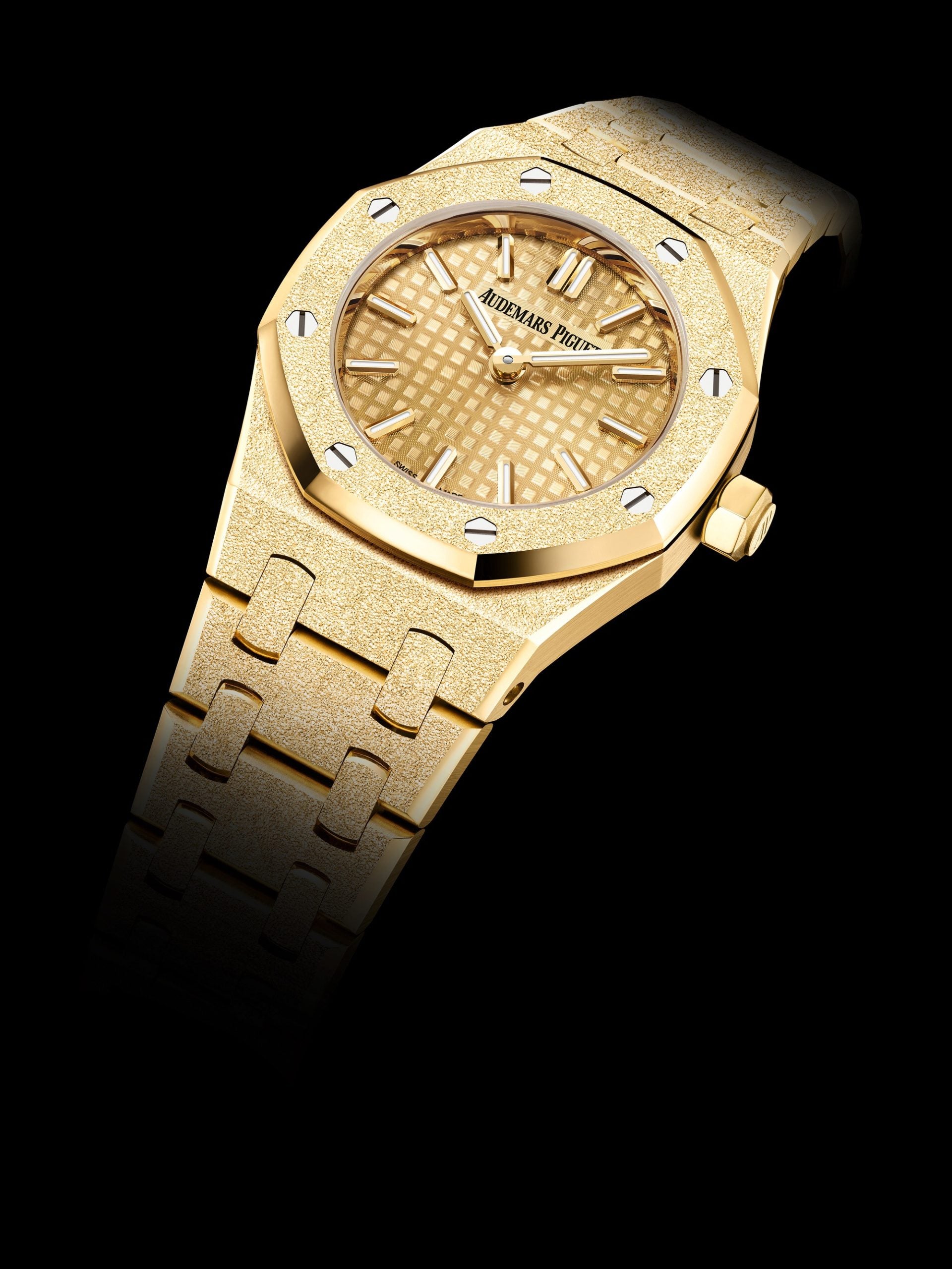 Audemars Piguet Royal Oak Mini Frosted Gold Quartz 23