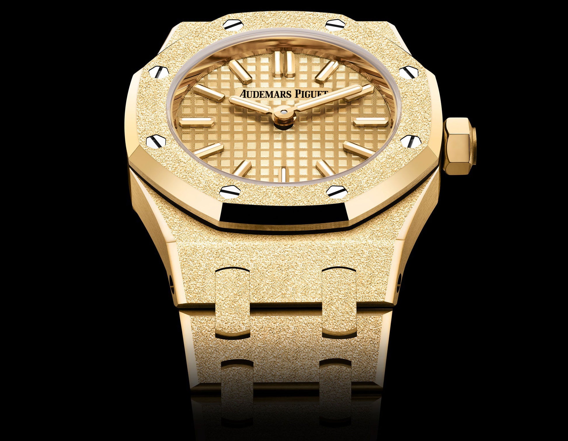Audemars Piguet Royal Oak Mini Frosted Gold Quartz 23