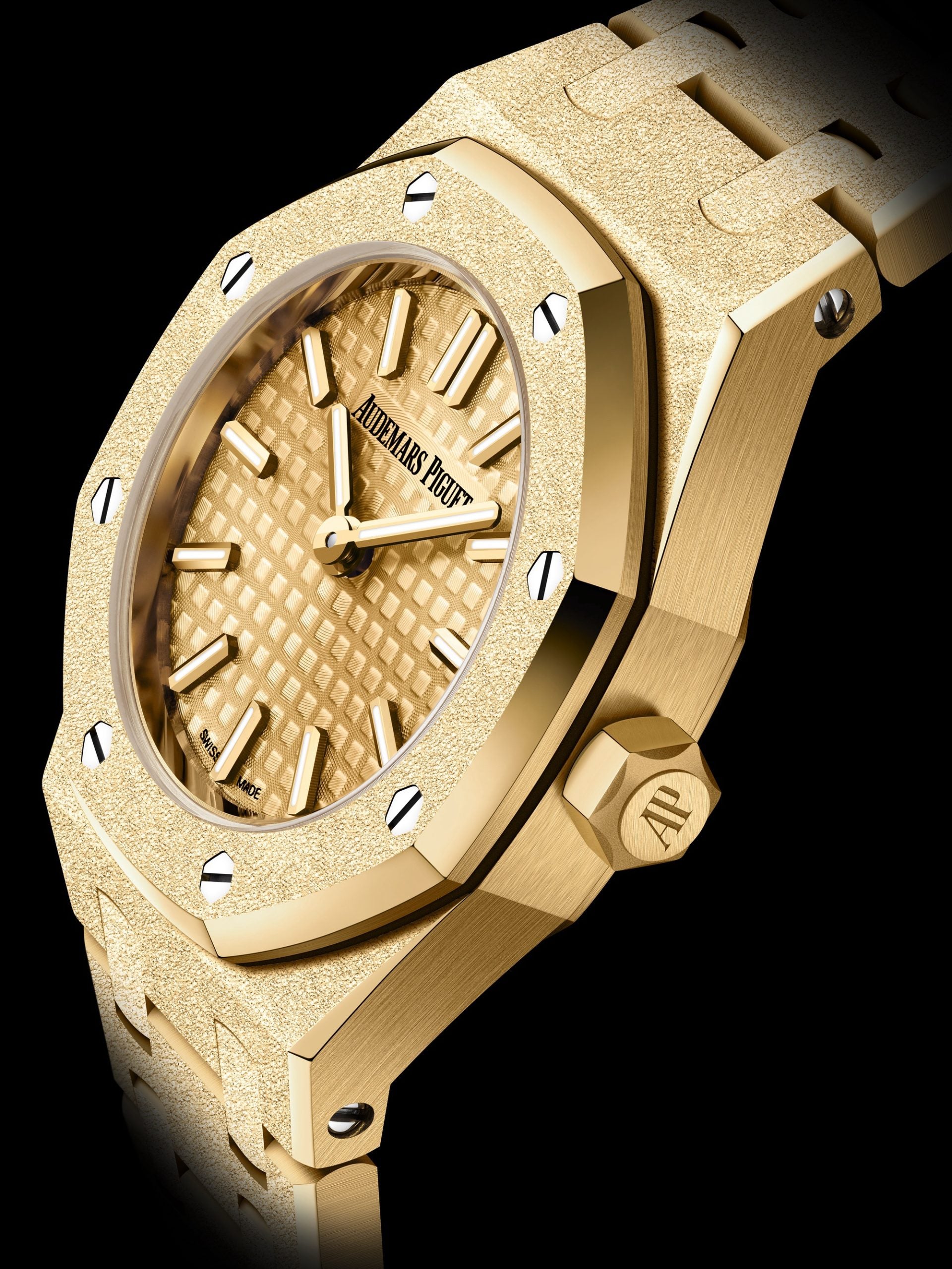 Audemars Piguet Royal Oak Mini Frosted Gold Quartz 23