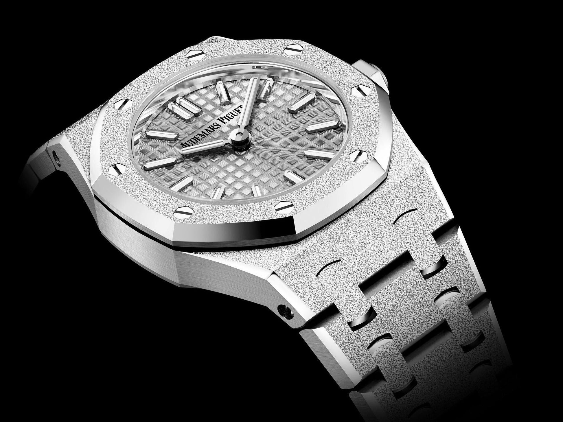 Audemars Piguet Royal Oak Mini Frosted Gold Quartz 23