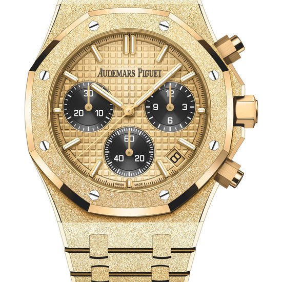 Audemars Piguet Royal Oak Selfwinding Chronograph Frosted Gold
