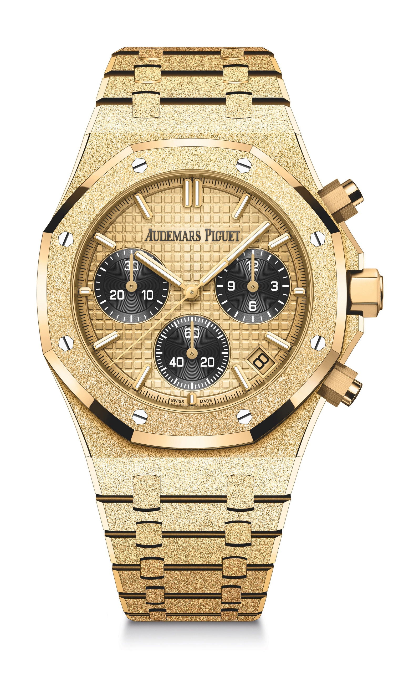 Audemars Piguet Royal Oak Selfwinding Chronograph Frosted Gold