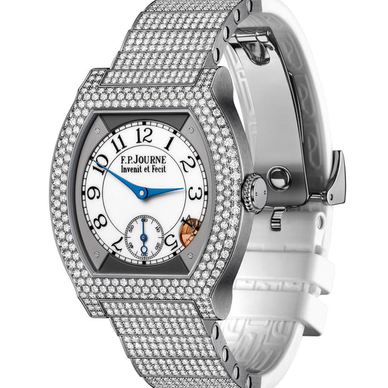 F.P.Journe élégante 40 Titanium 12 Rows of Diamonds with Set Bracelet