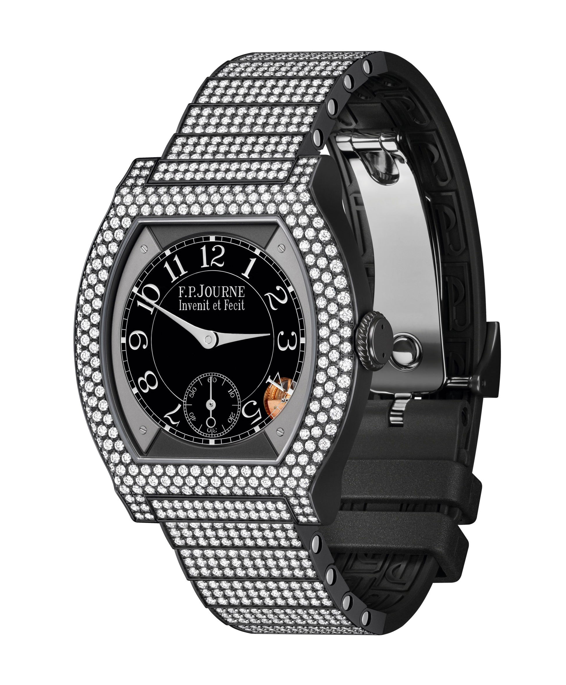 F.P.Journe élégante 40 Titalyt 12 Rows of Diamonds with Set Bracelet