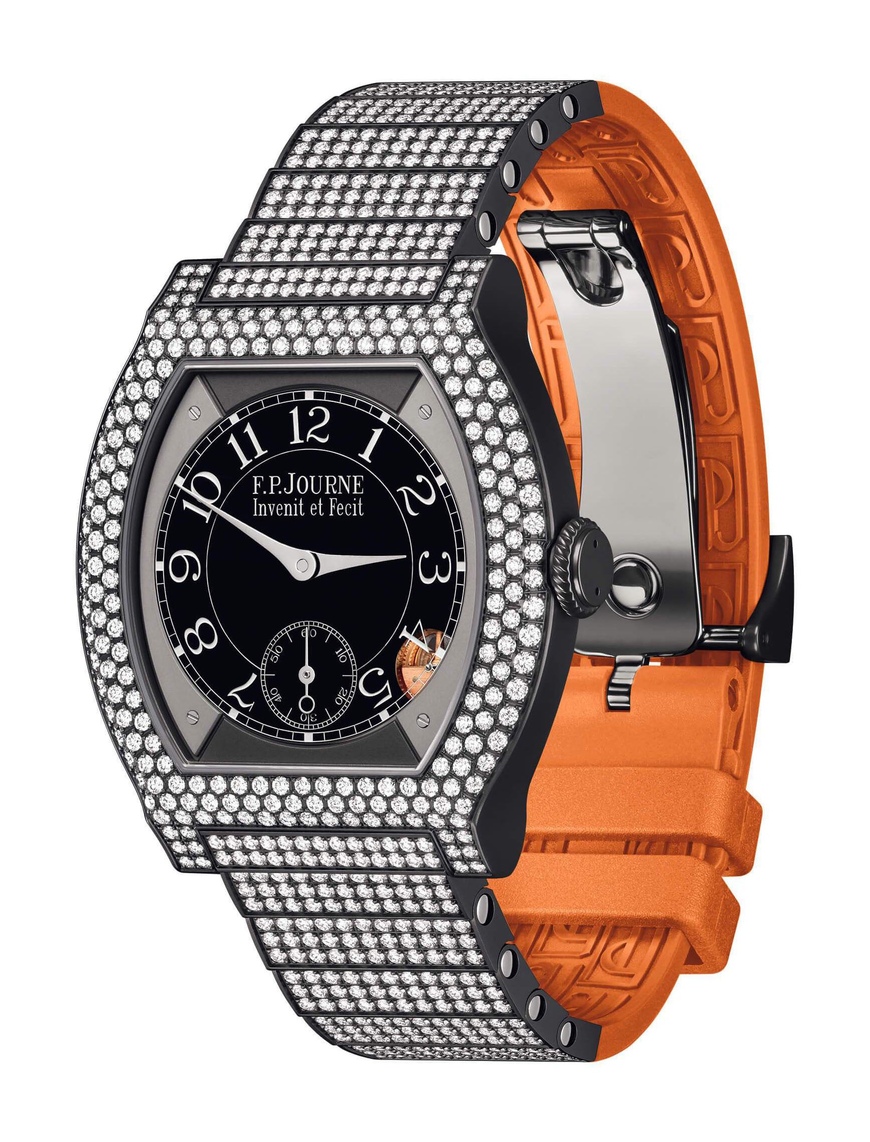 F.P.Journe élégante 40 Titalyt 12 Rows of Diamonds with Set Bracelet