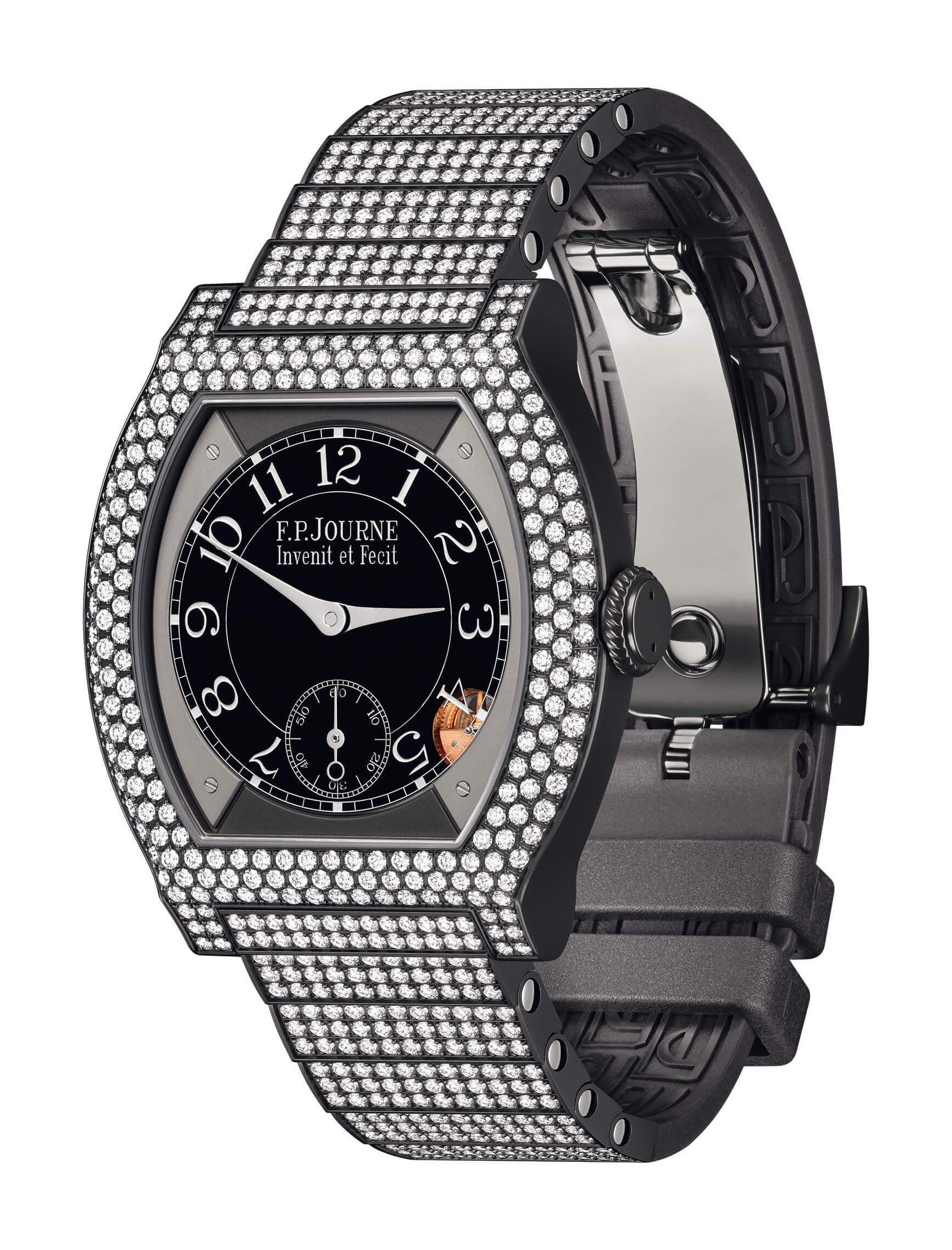 F.P.Journe élégante 40 Titalyt 12 Rows of Diamonds with Set Bracelet