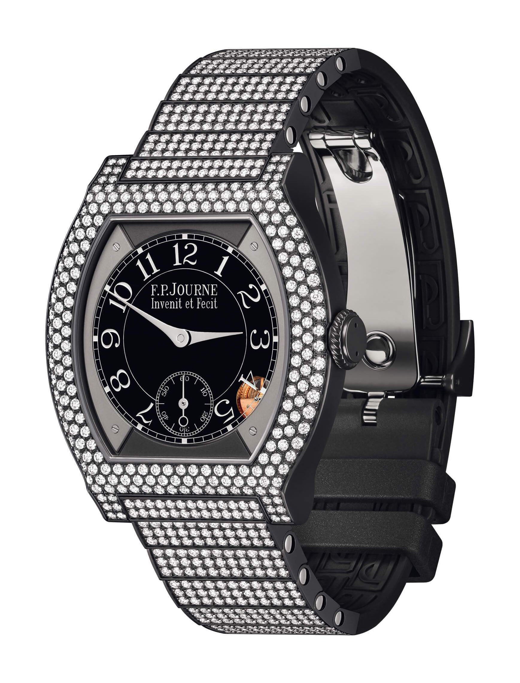 F.P.Journe élégante 40 Titalyt 12 Rows of Diamonds with Set Bracelet