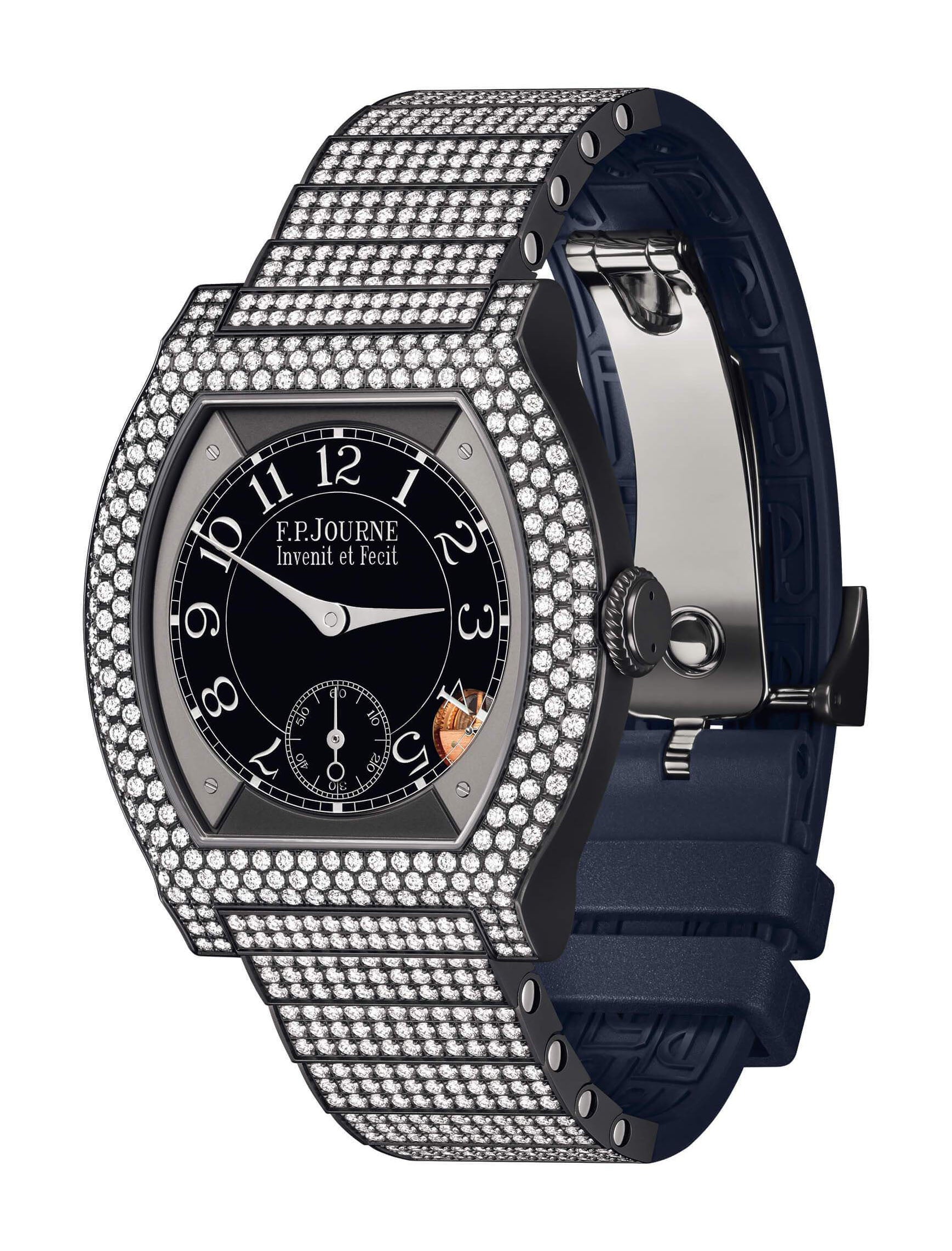 F.P.Journe élégante 40 Titalyt 12 Rows of Diamonds with Set Bracelet