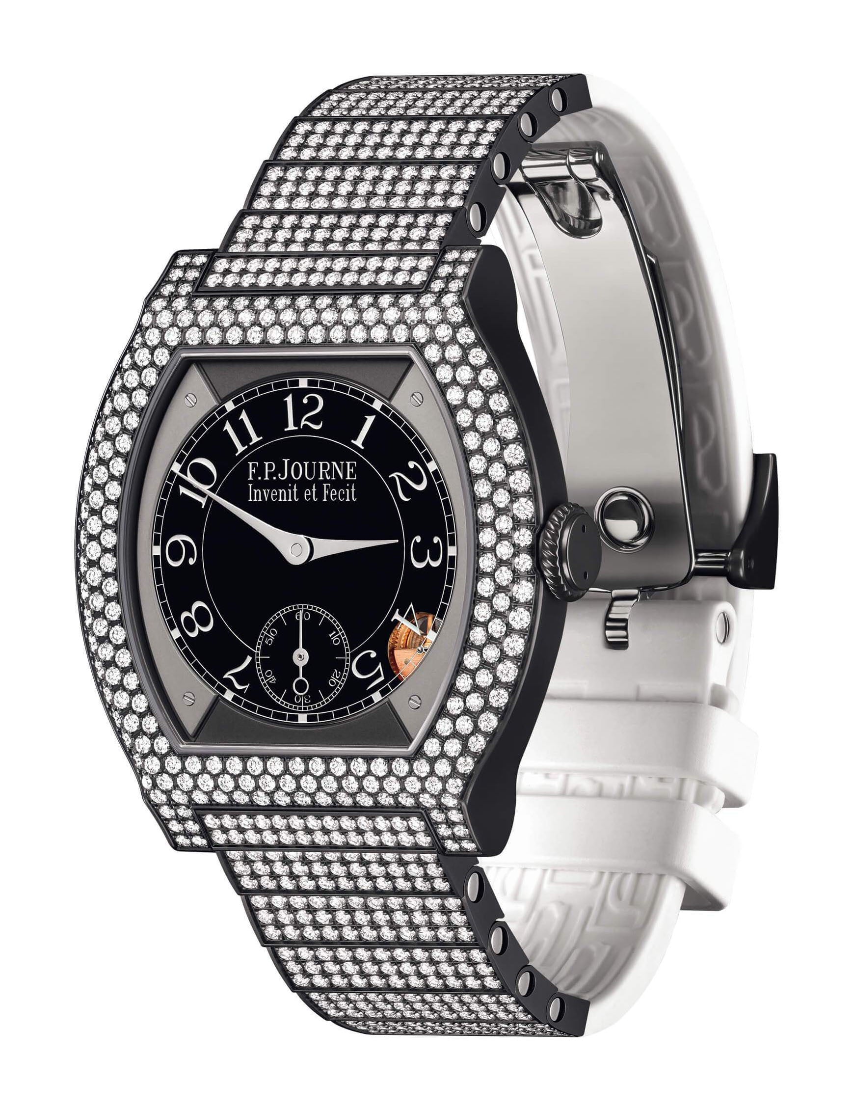 F.P.Journe élégante 40 Titalyt 12 Rows of Diamonds with Set Bracelet