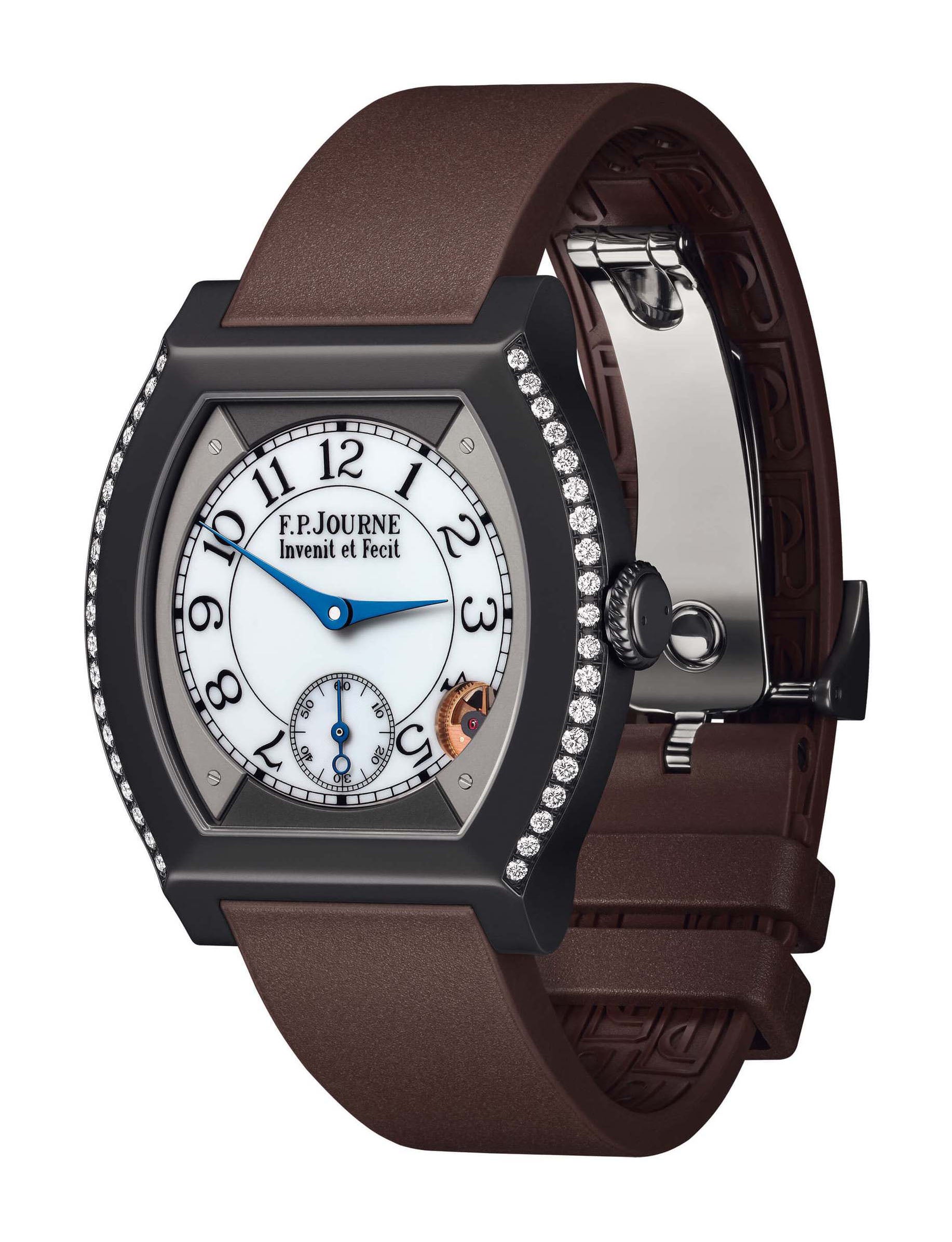 F.P.Journe élégante 40 Titalyt 2 Rows of Diamonds