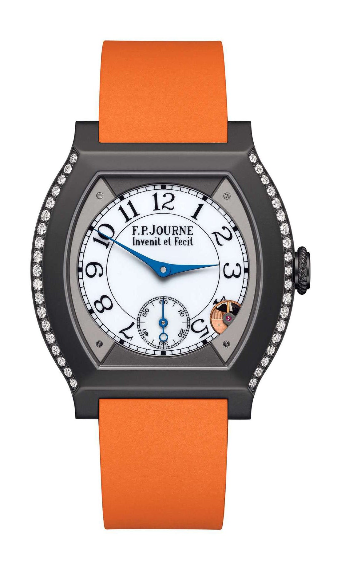 F.P.Journe élégante 40 Titalyt 2 Rows of Diamonds