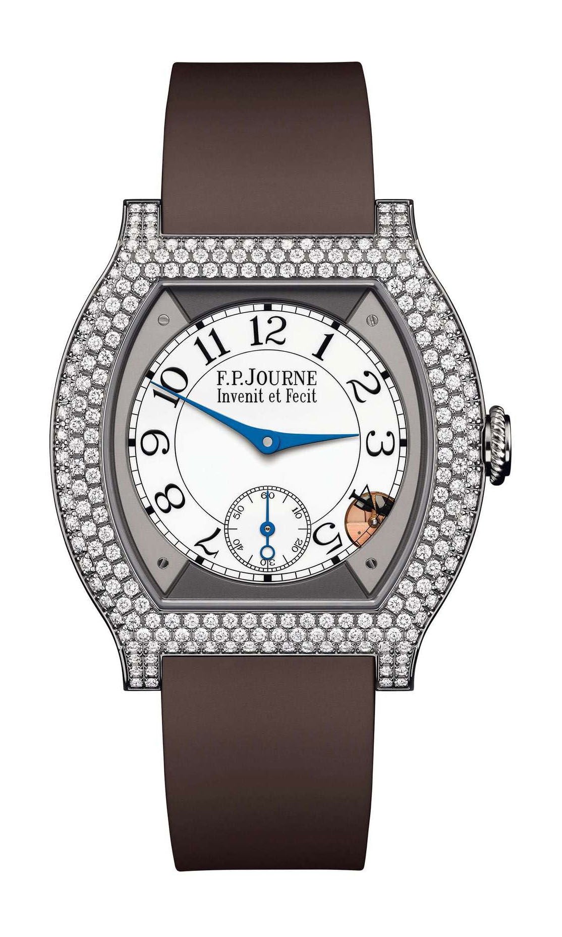 F.P.Journe élégante 40 Titanium 12 Rows of Diamonds