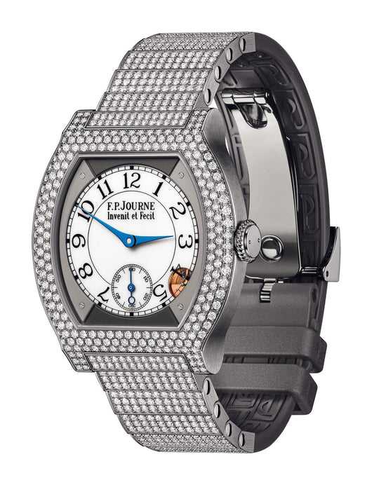 F.P.Journe élégante 40 Titanium 12 Rows of Diamonds with Set Bracelet