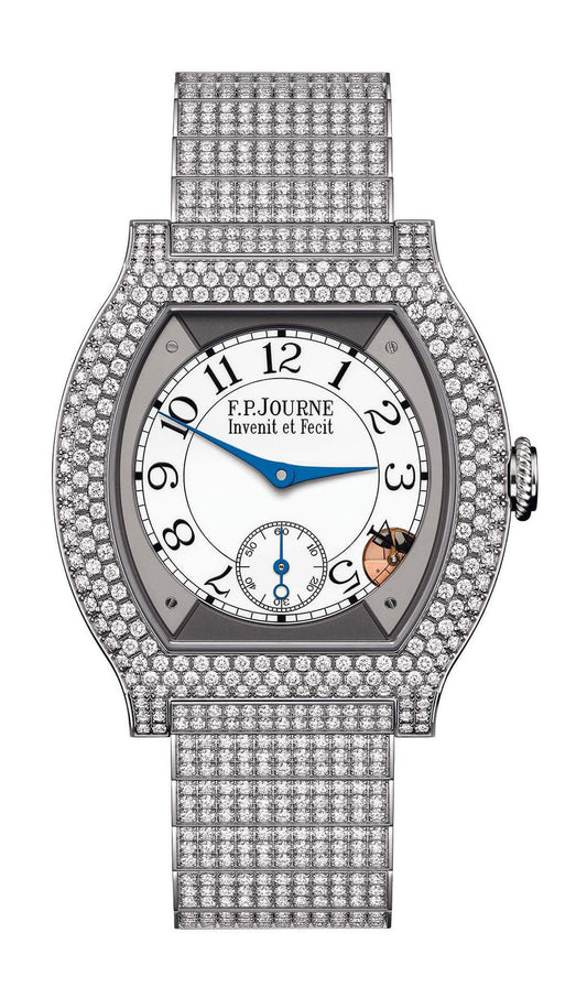 F.P.Journe élégante 40 Titanium 12 Rows of Diamonds with Set Bracelet