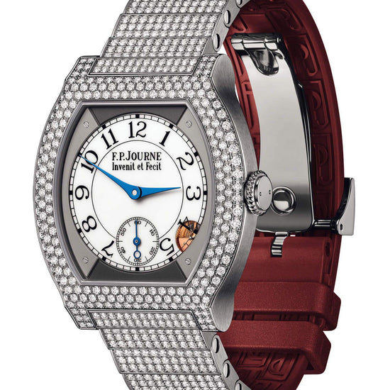 F.P.Journe élégante 40 Titanium 12 Rows of Diamonds with Set Bracelet