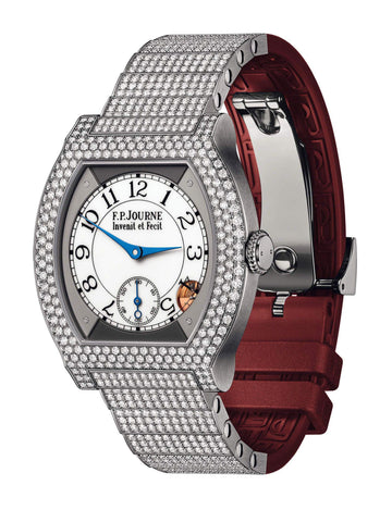 F.P.Journe élégante 40 Titanium 12 Rows of Diamonds with Set Bracelet