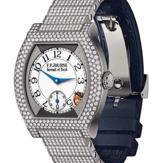 F.P.Journe élégante 40 Titanium 12 Rows of Diamonds with Set Bracelet