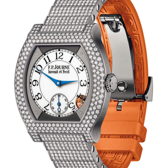 F.P.Journe élégante 40 Titanium 12 Rows of Diamonds with Set Bracelet