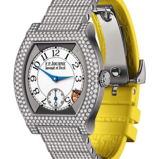 F.P.Journe élégante 40 Titanium 12 Rows of Diamonds with Set Bracelet